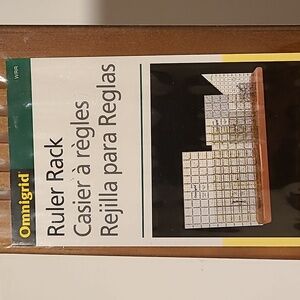 Omnigrid Ruler Rack, Wooden, Quilting Sewing Ruler Holder